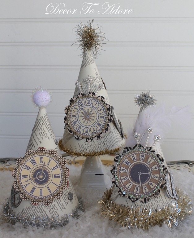 Parisian Party Hats for New Years Eve - Decor to Adore