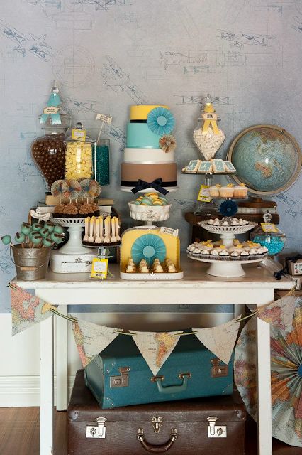 A “Bon Voyage” Themed Party - Decor to Adore