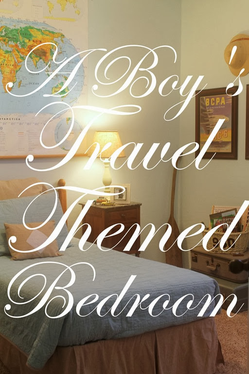Travel Themed Bedroom