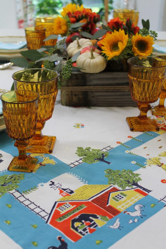 An Everyday Thanksgiving Table Decor To Adore tablecloth