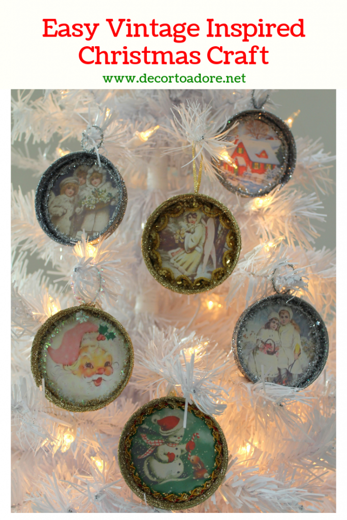 Easy Vintage Inspired Christmas Craft