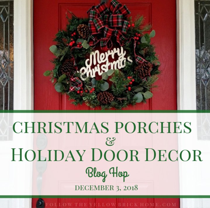 Christmas Porches and Holiday Door Decor 
