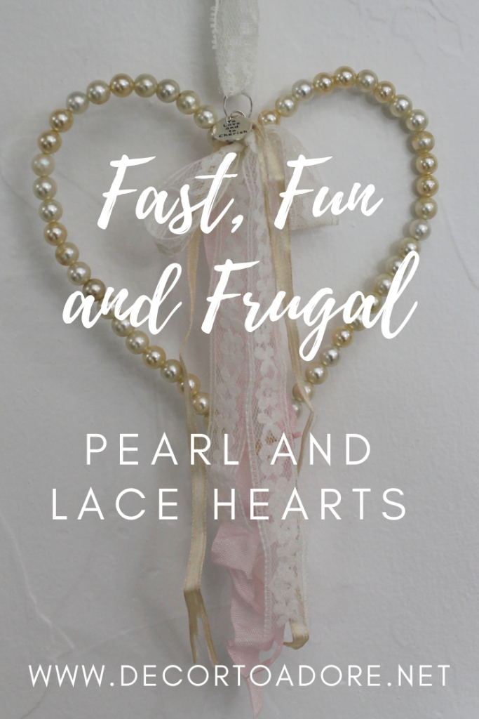 Create Easy Pearl and Lace Hearts