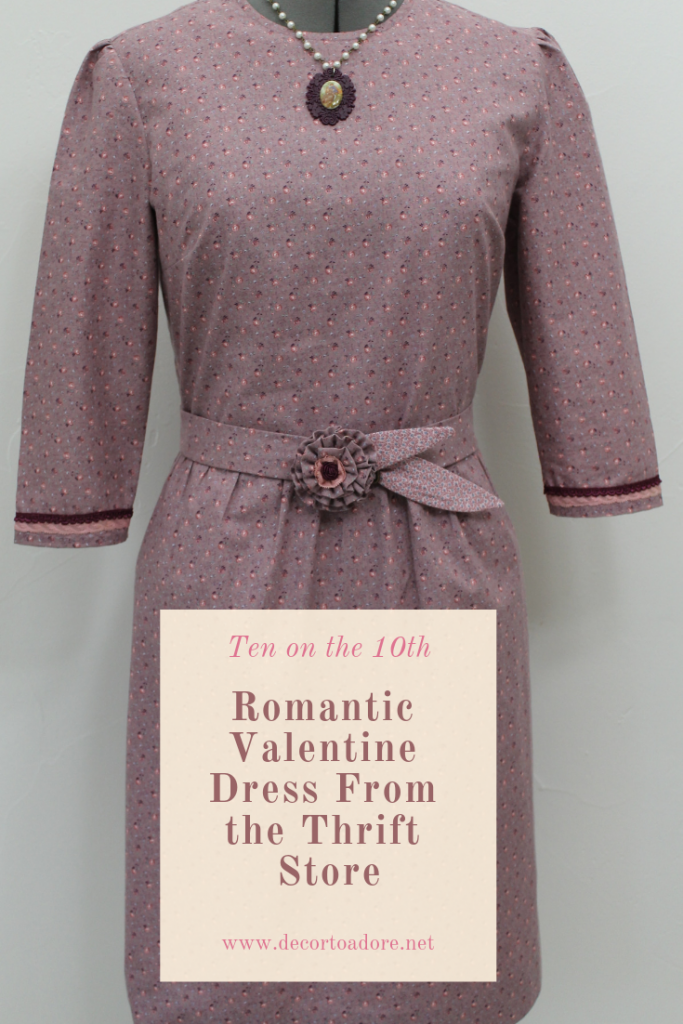 Romantic Valentine Dress From The Thrift Store