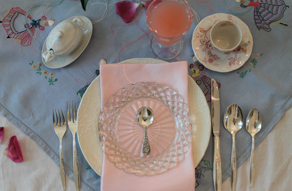 A Right Royal Tea Party place setting