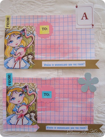 Alice in Wonderland Labels