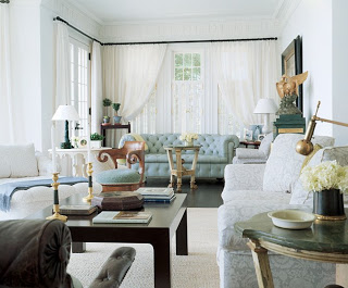 A Love of Buttons and Tufted Furniture