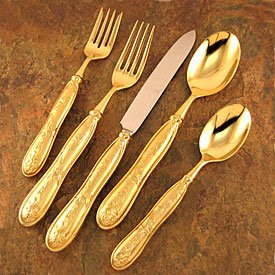 Gold Flatware