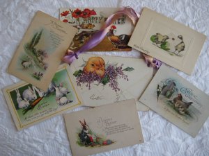 antique easter postcards
