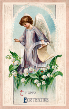 antique Easter postcards