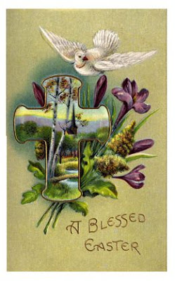 antique Easter postcards