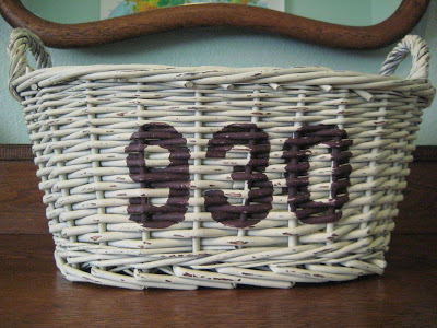 Make your own typography basket