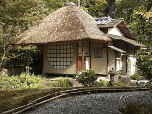 Japanese Thatched Roof Cottage