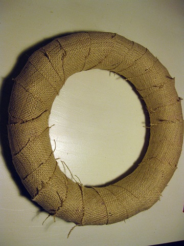 Birds Nest & Burlap Wreath Tutorial