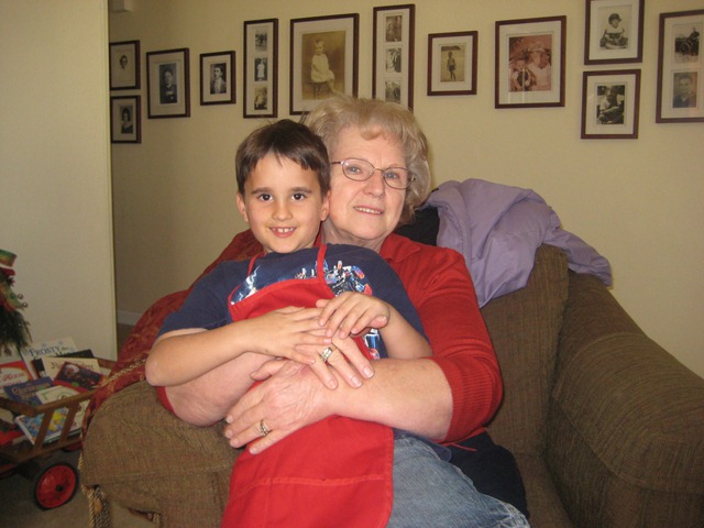 Ian and his grandmother Nadine