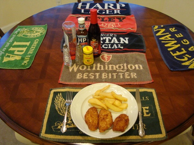 Fish and Chips Tablescape