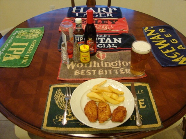 Fish and Chips Tablescape