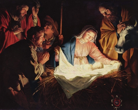 The Nativity ~ Gerard van Honthorst