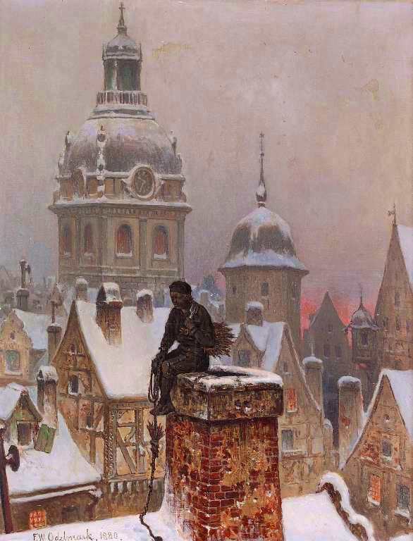 Chimney Sweep~ Frans Wilhelm Odelmark, 1880