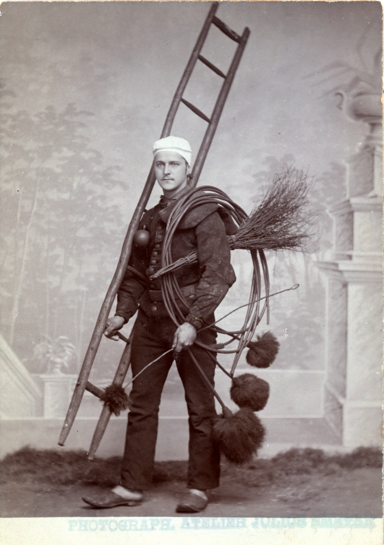 Chimney Sweep antique image