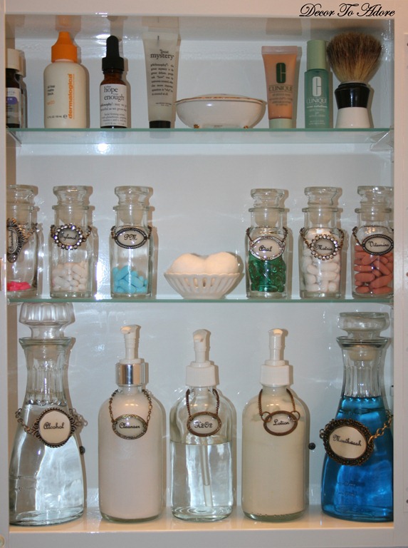 pretty medicine cabinet