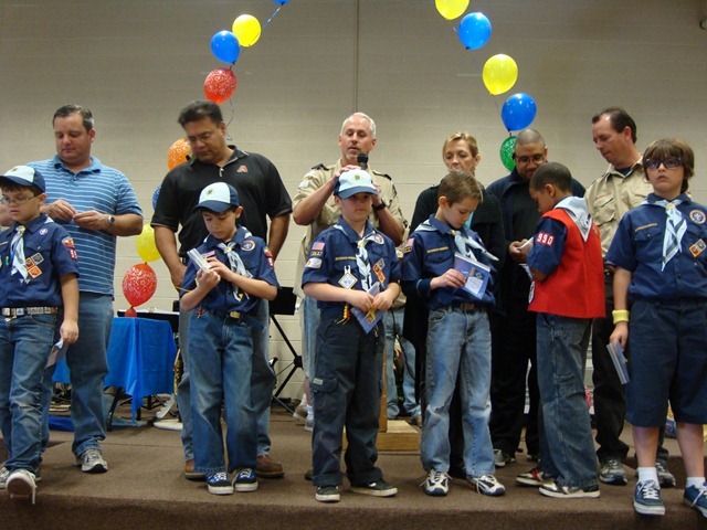 Cub Scout blue and gold