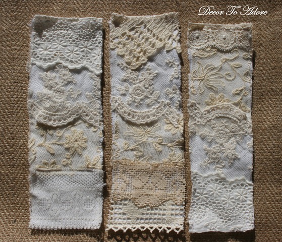 Romantic Antique Lace Napkin Rings