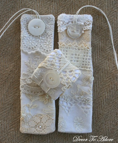 Romantic Antique Lace Napkin Rings