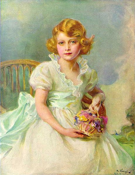 Philip Alexius de Laszlo-Princess Elizabeth of York, Currently Queen Elizabeth II of England,1933.