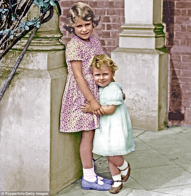 Princesses Elizabeth and Margaret