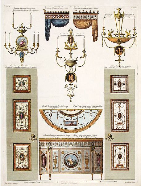 Robert Adam, a Scottish architect, furniture and interior designer