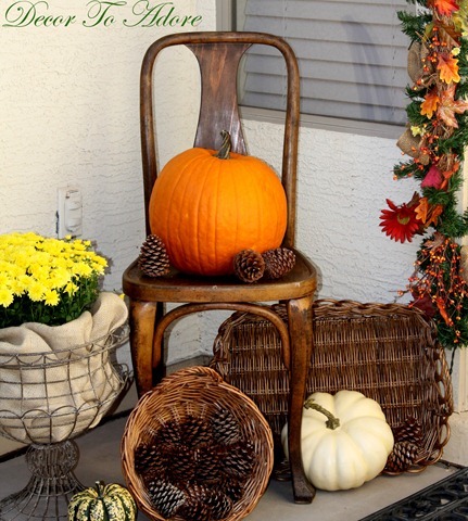 Create a Fabulous Fall Front Porch For Under $10