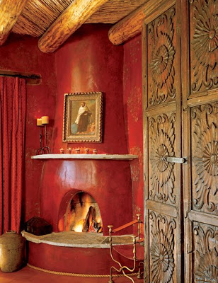 Spanish Colonial Fireplace