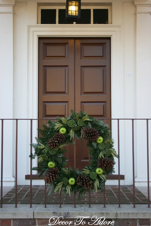 fresh seed pod wreath