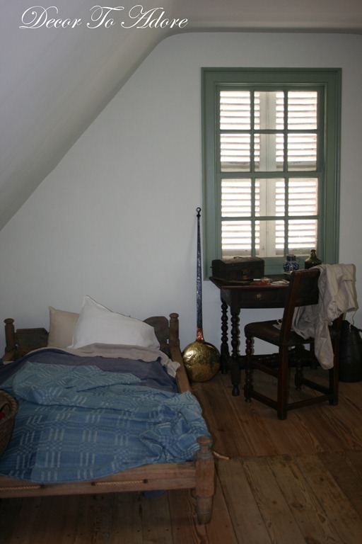 Colonial era servants bedroom