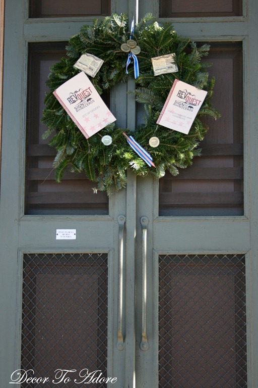 print shop wreath