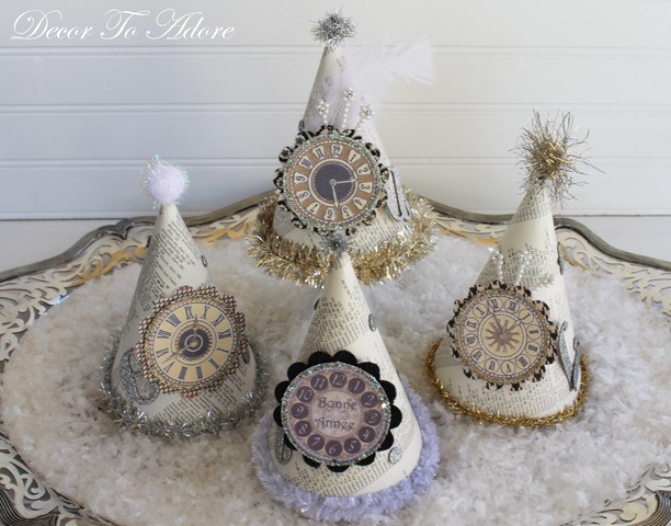 parisian New Year's Eve party hats