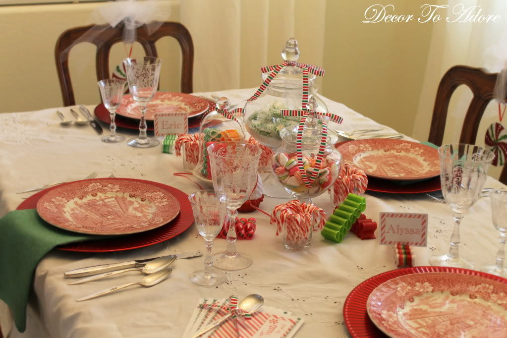 Visions of Sugarplums Tablescape