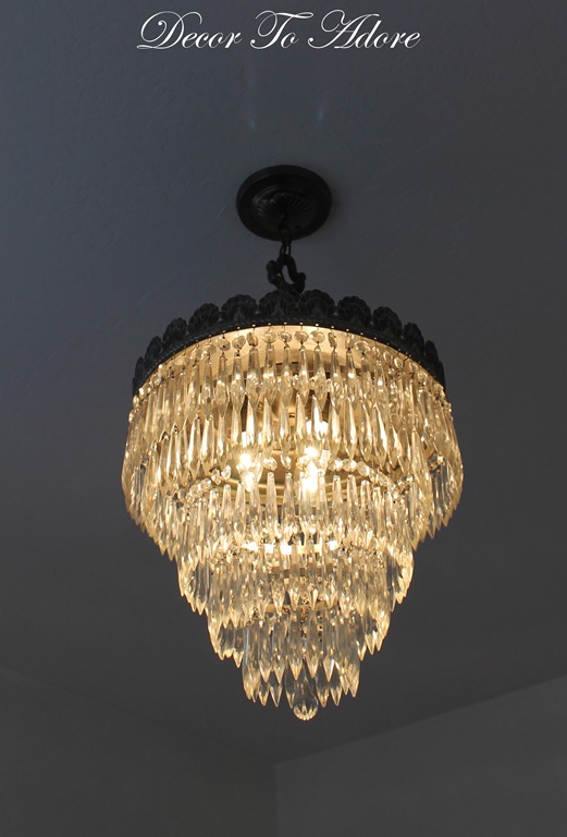 How To Clean An Antique Crystal Chandelier with bloopers - Decor To Adore