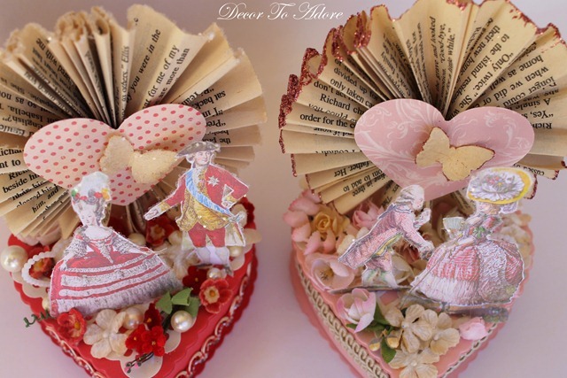 French Inspired Valentine Candy Boxes