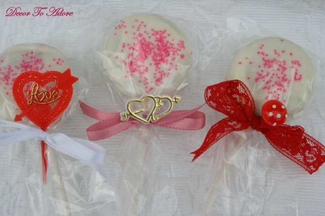 Valentine Cookie Pop Topiary