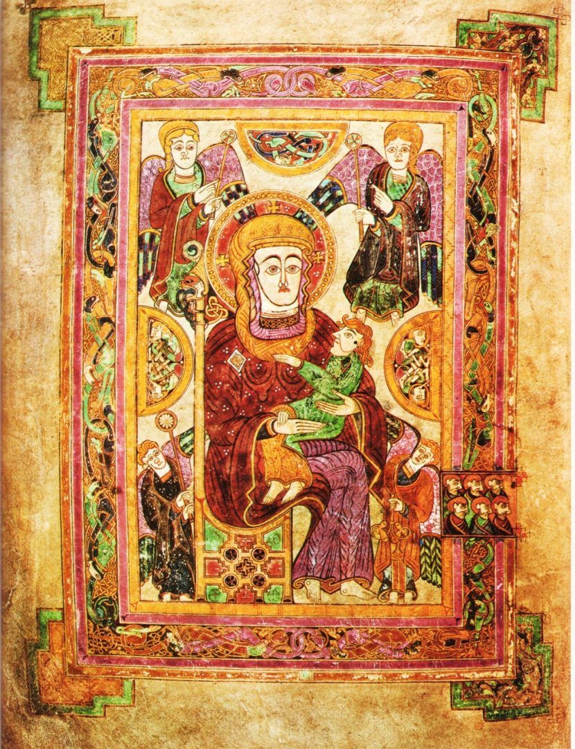 The Virgin and Child, folio 7v