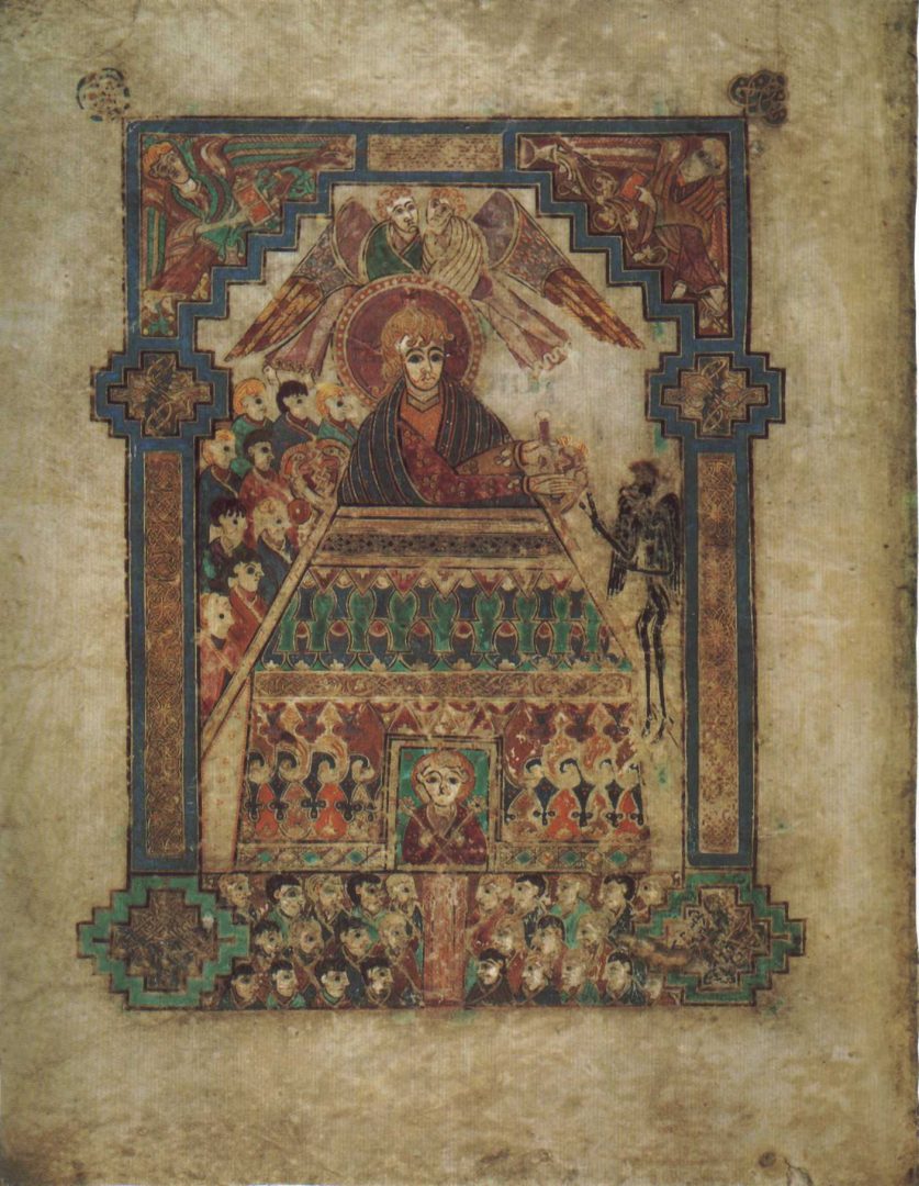 The Temptation of Christ, folio 202v