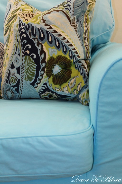 Dyeing Ikea Slipcovers