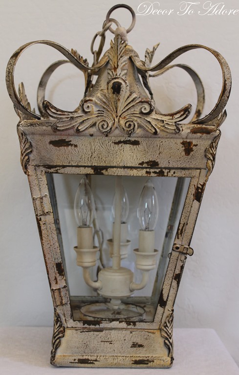 Transform a lantern to a chandelier
