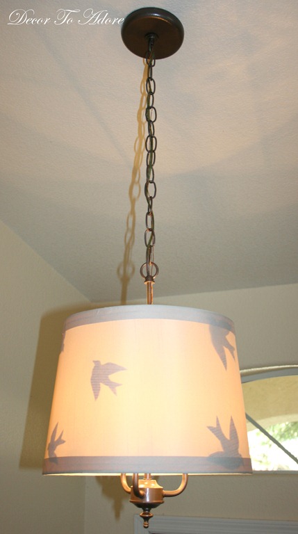 A Light Fixture Goes From Brass To Class