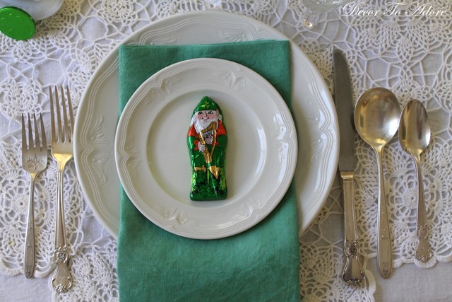 St. Patrick’s Day Tplace setting