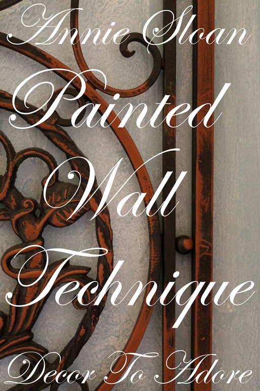 Annie Sloan Painted Wall Technique