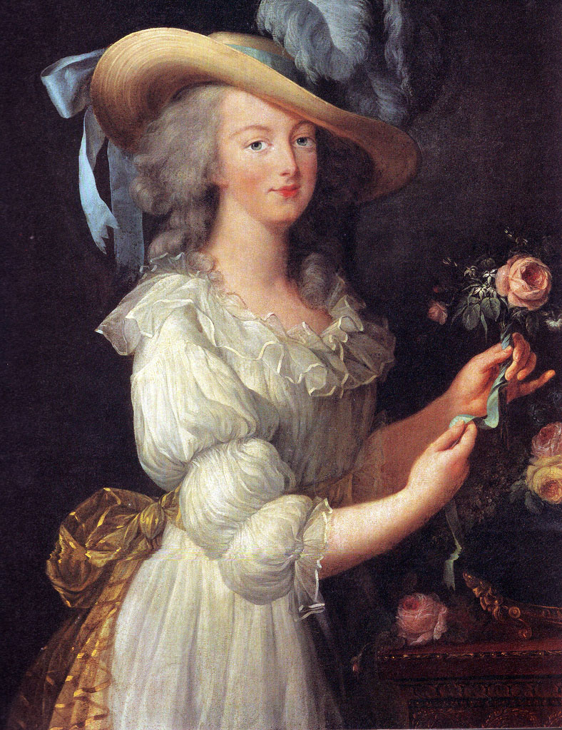 Marie Antoinette in a Muslin Dress