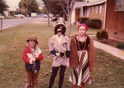 Tracy and Laura at Halloween